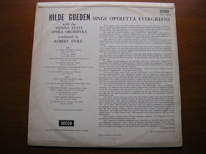 OPERETTA EVERGREENS: LEHAR / STRAUSS / FALL / STOLZ / ZELLER     HILDE GUEDEN / VSOO / STOLZ   SXL 2295