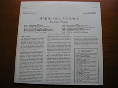 MARIO DEL MONACO SINGS ITALIAN SONGS    OS 25282