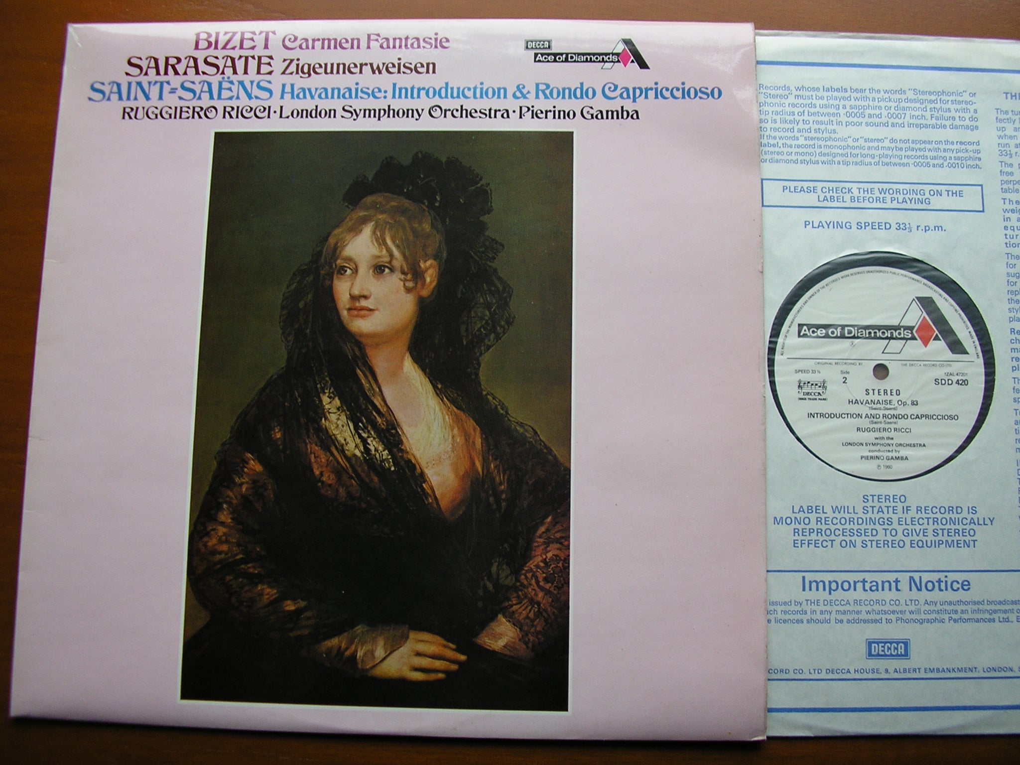 BIZET-SARASATE: CARMEN FANTAISIE &frasl; SAINT-SAENS: HAVANAISE