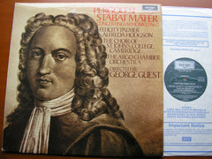 PERGOLESI: STABAT MATER / CONCERTINO ARMONICO No. 2   SOLOISTS / ARGO CHAMBER ORCHESTRA / GUEST   ZRG 913