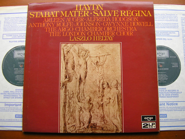 HAYDN: STABAT MATER / SALVE REGINA SOLOISTS / ARGO CHAMBER