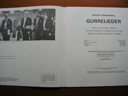 SCHOENBERG: GURRELIEDER  SOLOISTS / DANISH STATE RADIO SYMPHONY / FERENCSIK   SLS 884