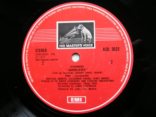 SCHOENBERG: GURRELIEDER  SOLOISTS / DANISH STATE RADIO SYMPHONY / FERENCSIK   SLS 884