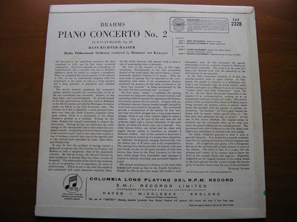 SAX 2328  BRAHMS: PIANO CONCERTO No. 2    RICHTER- HAASER / BERLIN PHILHARMONIC / KARAJAN