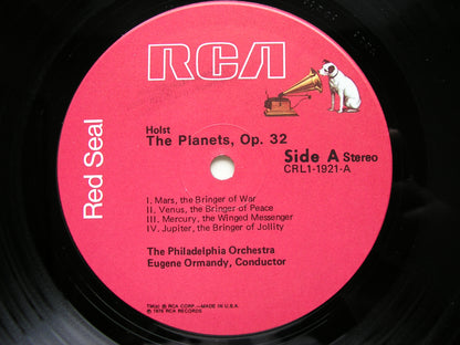 HOLST: THE PLANETS    ORMANDY / PHILADELPHIA ORCHESTRA   CRLI - 1921
