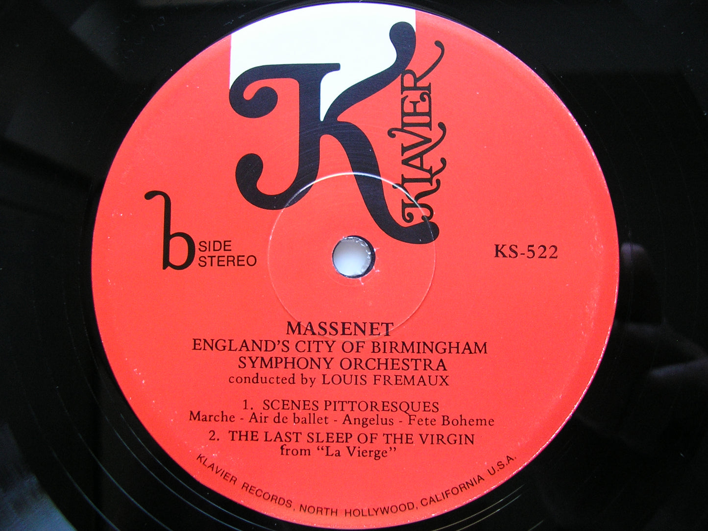 MASSENET: LE CID / SCENES PITTORESQUES   LOUIS FREMAUX / CITY OF BIRMINGHAM SYMPHONY   KS 522