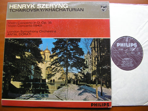 TCHAIKOVSKY & KHACHATURIAN: VIOLIN CONCERTOS    SZERYNG / LONDON SYMPHONY / ANTAL DORATI   SAL 3503