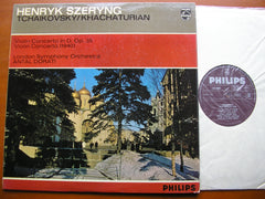 TCHAIKOVSKY & KHACHATURIAN: VIOLIN CONCERTOS    SZERYNG / LONDON SYMPHONY / ANTAL DORATI   SAL 3503