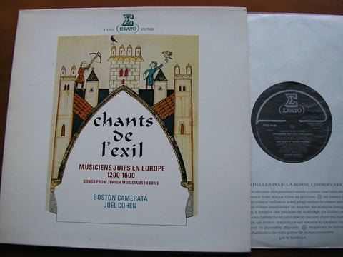 CHANTS DE L'EXIL: JEWISH MUSICIANS IN EUROPE 1200 - 1600    COHEN / BOSTON CAMERATA   STU 71429