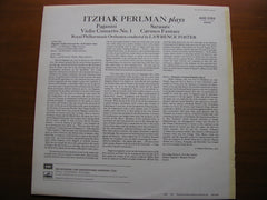 PAGANINI: VIOLIN CONCERTO No. 1 / SARASATE: CARMEN FANTASY    PERLMAN / ROYAL PHILHARMONIC / FOSTER   ASD 2782