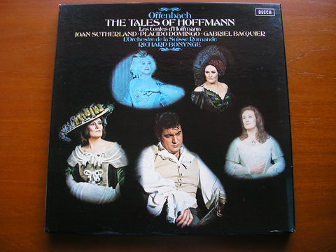 OFFENBACH: THE TALES OF HOFFMANN   DOMINGO / SUTHERLAND / SUISSE ROMANDE / BONYNGE   SET 545 - 7