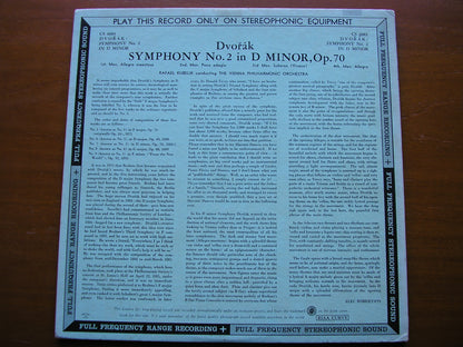 DVORAK: SYMPHONY No. 7    KUBELIK / VIENNA PHILHARMONIC    CS 6083