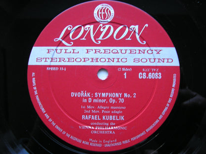 DVORAK: SYMPHONY No. 7    KUBELIK / VIENNA PHILHARMONIC    CS 6083