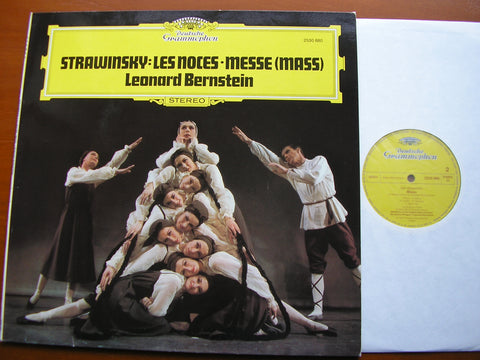 STRAVINSKY: LES NOCES / MASS     SOLOISTS / ENGLISH BACH FESTIVAL PERCUSSION ENSEMBLE / BERNSTEIN  2530 880