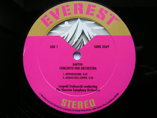 BARTOK: CONCERTO FOR ORCHESTRA   LEOPOLD STOKOWSKI / HOUSTON SYMPHONY   SDBR 3069