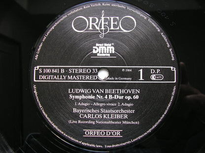 BEETHOVEN: SYMPHONY No. 4    KLEIBER / BAVARIAN STATE ORCHESTRA   S 100 841 B