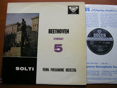 BEETHOVEN: SYMPHONY No. 5   SOLTI / VIENNA PHILHARMONIC   SXL 2124