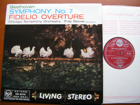 BEETHOVEN: SYMPHONY No. 7 / OVERTURE: Fidelio    REINER / CHICAGO SYMPHONY    SB 2010