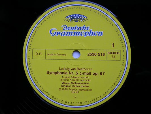 BEETHOVEN: SYMPHONY No. 5   KLEIBER / VIENNA PHILHARMONIC   2530 516