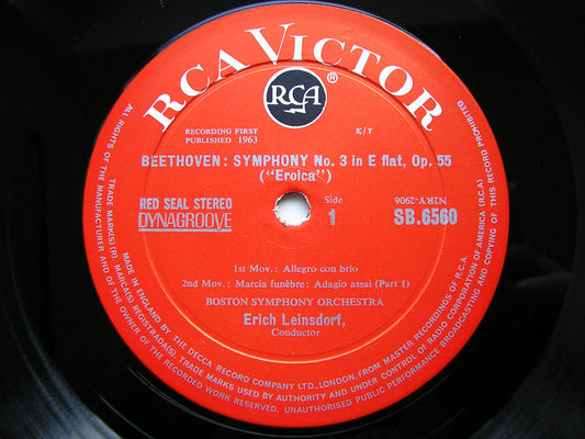BEETHOVEN: SYMPHONY No. 3 'Eroica'    LEINSDORF / BOSTON SYMPHONY    SB 6560