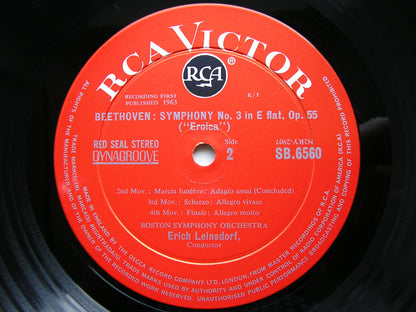 BEETHOVEN: SYMPHONY No. 3 'Eroica'    LEINSDORF / BOSTON SYMPHONY    SB 6560