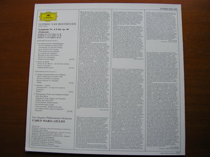 BEETHOVEN: SYMPHONY No. 6 'Pastoral'    GIULINI / LOS ANGELES PHILHARMONIC   2531 266