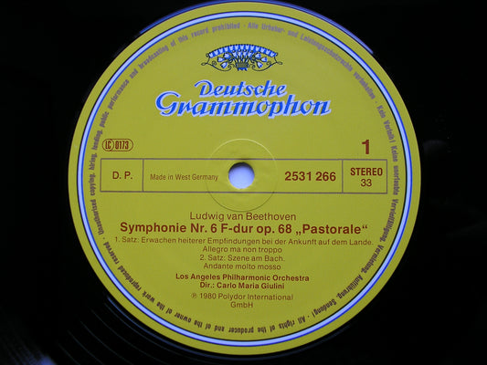 BEETHOVEN: SYMPHONY No. 6 'Pastoral'    GIULINI / LOS ANGELES PHILHARMONIC   2531 266