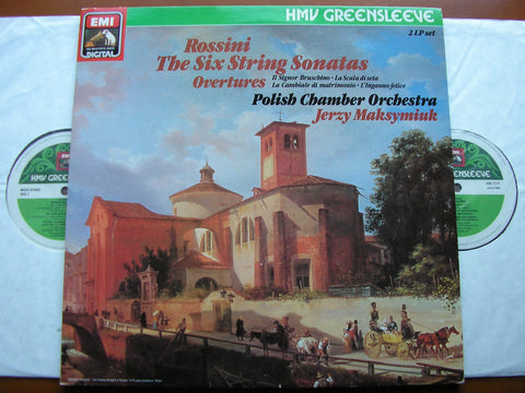 ROSSINI: STRING SONATAS Nos. 1 - 6 / FOUR OVERTURES    MAKSYMIUK / POLISH CHAMBER ORCHESTRA   ESDW 717