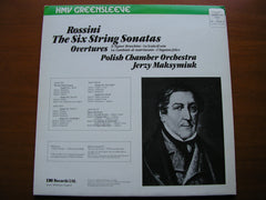 ROSSINI: STRING SONATAS Nos. 1 - 6 / FOUR OVERTURES    MAKSYMIUK / POLISH CHAMBER ORCHESTRA   ESDW 717