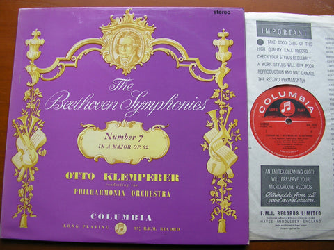 SAX 2415  BEETHOVEN: SYMPHONY No. 7      PHILHARMONIA / KLEMPERER