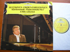 BEETHOVEN: PIANO SONATA No. 7 / EROICA VARIATIONS   EMIL GILELS    2532 024