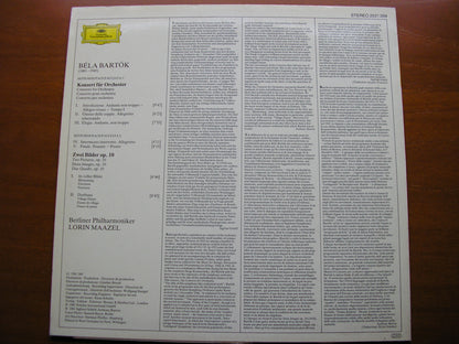 BARTOK: CONCERTO FOR ORCHESTRA / TWO PICTURES   MAAZEL / BERLIN PHILHARMONIC  2531 269