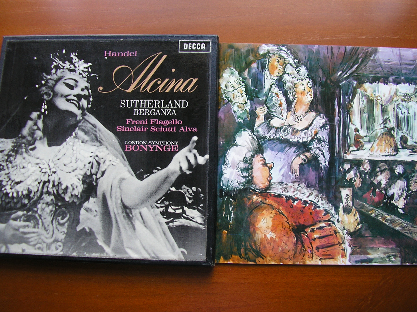 HANDEL: ALCINA   SUTHERLAND / BERGANZA / FRENI / ALVA / LSO / BONYNGE    SET 232 - 4