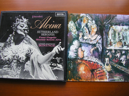 HANDEL: ALCINA   SUTHERLAND / BERGANZA / FRENI / ALVA / LSO / BONYNGE    SET 232 - 4