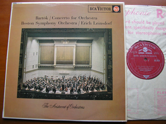 BARTOK: CONCERTO FOR ORCHESTRA    LEINSDORF / BOSTON SYMPHONY   SB 6536