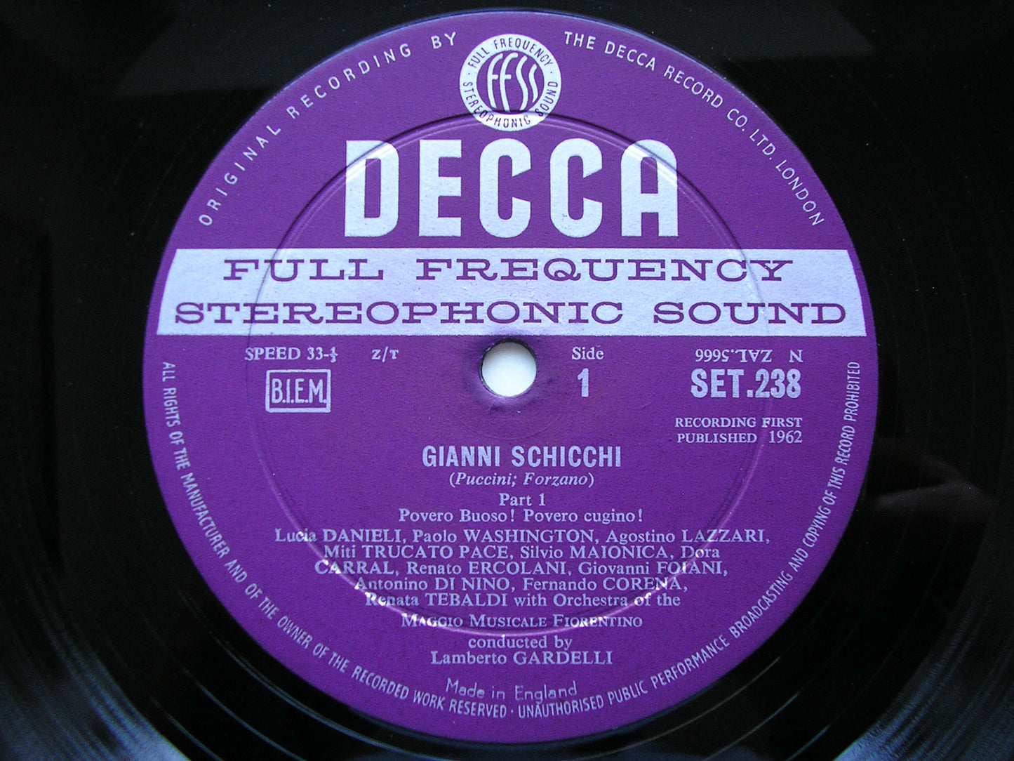 PUCCINI: IL TRITTICO   TEBALDI / DEL MONACO / SIMIONATO / MMF / GARDELLI    SET 236 - 8