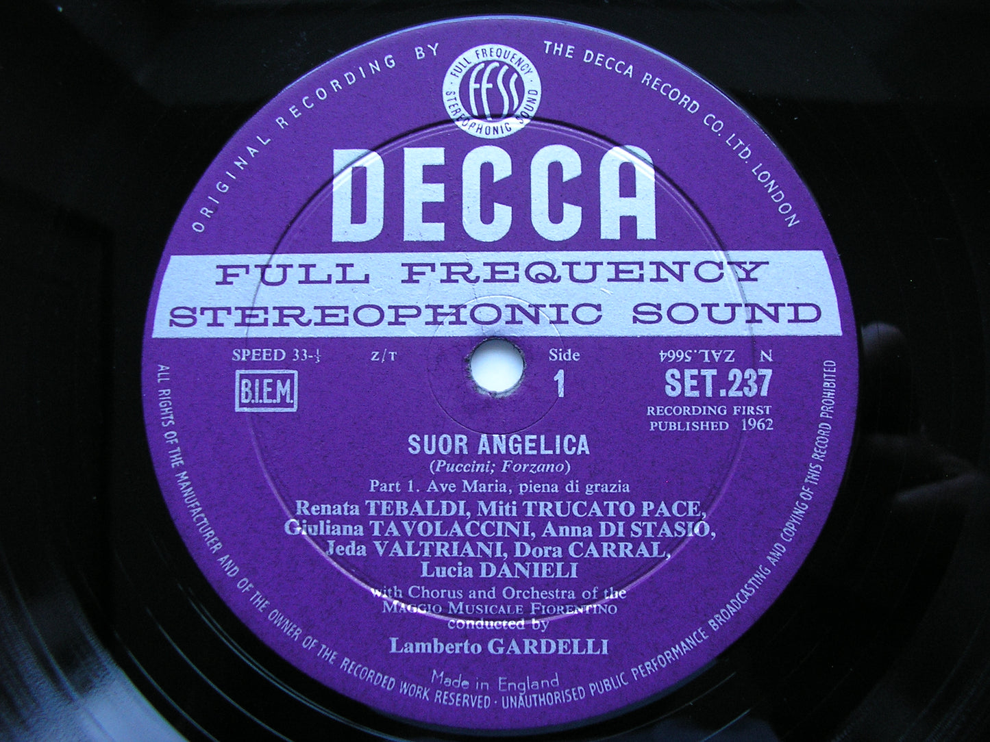 PUCCINI: IL TRITTICO   TEBALDI / DEL MONACO / SIMIONATO / MMF / GARDELLI    SET 236 - 8