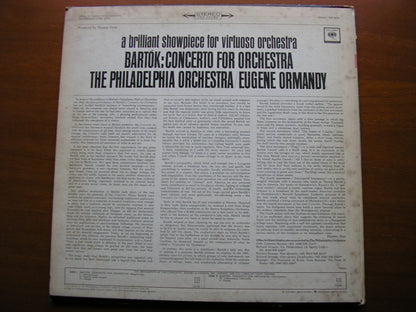 BARTOK: CONCERTO FOR ORCHESTRA      ORMANDY / PHILADELPHIA    MS 6626