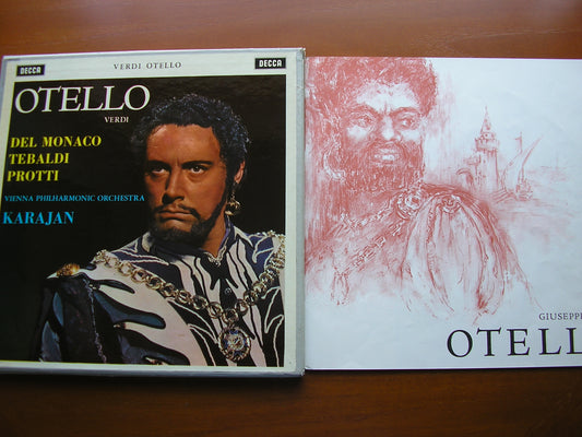 VERDI: OTELLO  DEL MONACO / TEBALDI / PROTTI / VIENNA PHILHARMONIC / KARAJAN   SET 209 - 11