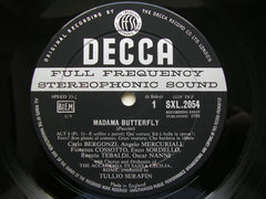 PUCCINI: MADAMA BUTTERFLY   TEBALDI / BERGONZI / SORDELLO / COSSOTTO / ADSCR / SERAFIN   SXL 2054 - 6