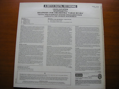 JANACEK: SINFONIETTA / TARAS BULBA    MACKERRAS / VIENNA PHILHARMONIC  SXDL 7519