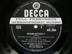 PUCCINI: MADAMA BUTTERFLY   TEBALDI / BERGONZI / SORDELLO / COSSOTTO / ADSCR / SERAFIN   SXL 2054 - 6