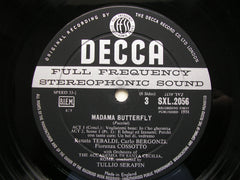 PUCCINI: MADAMA BUTTERFLY   TEBALDI / BERGONZI / SORDELLO / COSSOTTO / ADSCR / SERAFIN   SXL 2054 - 6