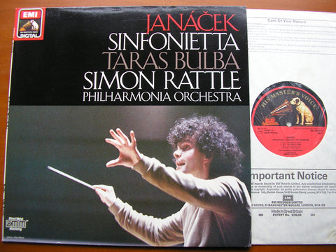 JANACEK: SINFONIETTA / TARAS BULBA    RATTLE / PHILHARMONIA   ASD 1435221