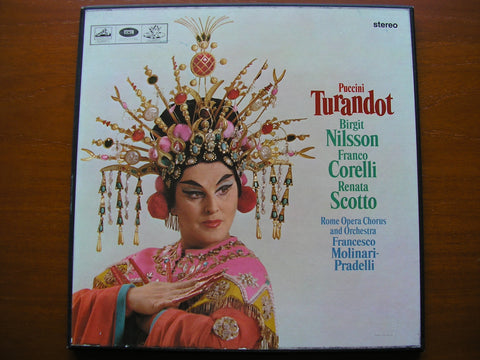 PUCCINI: TURANDOT   NILSSON / CORELLI / SCOTTO / ROME OPERA / MOLINARI - PRADELLI   SAN 159 - 161