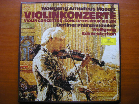 MOZART: THE VIOLIN CONCERTOS   SCHNEIDERHAN / BERLIN PHILHARMONIC   3 LP    2740 116