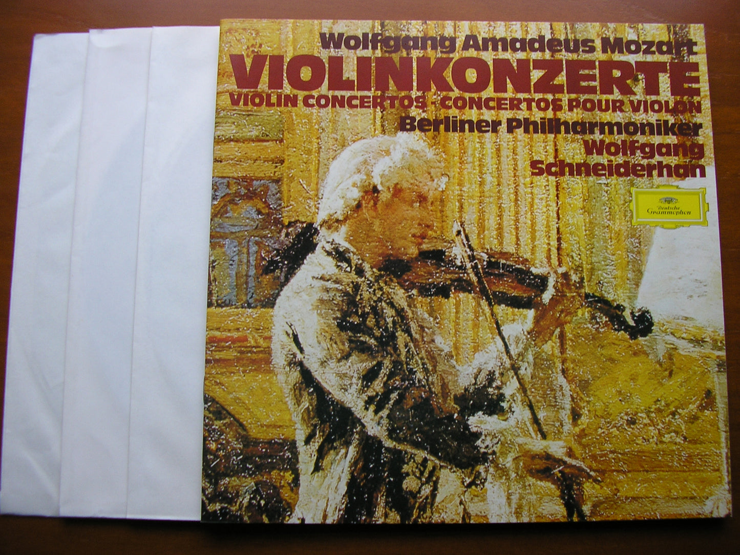 MOZART: THE VIOLIN CONCERTOS   SCHNEIDERHAN / BERLIN PHILHARMONIC   3 LP    2740 116