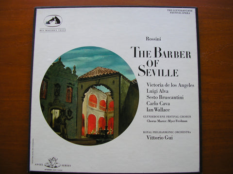 ROSSINI: THE BARBER OF SEVILLE   BRUSCANTINI / DE LOS ANGELES / ALVA / CAVA / WALLACE / ROYAL PHILHARMONIC / GUI    SAN 114 - 6