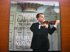 MOZART: THE COMPLETE WORKS FOR VIOLIN & ORCHESTRA    SZERYNG / NEW PHILHARMONIA / GIBSON   4 LP   6707 011