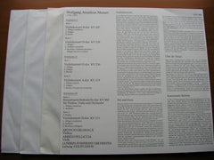 MOZART: THE VIOLIN CONCERTOS / SINFONIA CONCERTANTE K364   GRUMIAUX / PELLICCIA / LONDON SYMPHONY / DAVIS   3 LP   6747 308